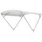 Preview: Edelstahl Bimini Top Fly Bridge 215 ± 10cm Breite