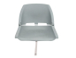 Preview: Bootssitz 37x52x46cm Farbe grau Klappsitz Steuerstuhl Bootsstuhl
