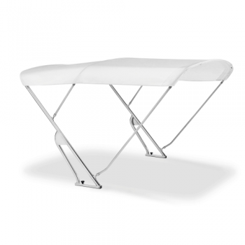 Bimini mit Geräteträger "Strange". Breite 185cm