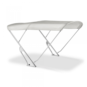Bimini mit Geräteträger "Strange". Breite 185cm