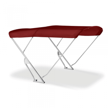Bimini mit Geräteträger "Strange". Breite 200cm