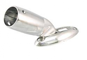 Decksbeschlag für Rohre mit 25mm Ø, abnehmbar