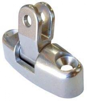 Decksbeschlag, hoch, Aufnahme aus Edelstahl Handelsqualität