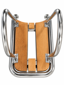 Preview: Bugspriet aus Edelstahl mit Bugrolle,  Wippe und Handlauf 32mm Durchmesser