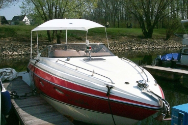 Preview: Bootssonnenschirm 190x230cm Farbe weiss