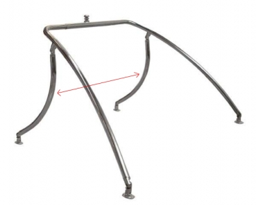 Wakeboard Tower Bimini Top "Back"