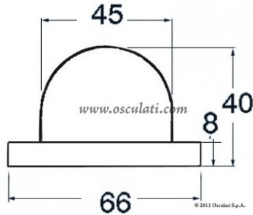 Preview: Kleine Navigationslichter UTILITY aus verchromtem ABS Typ grün 112° verchromt
