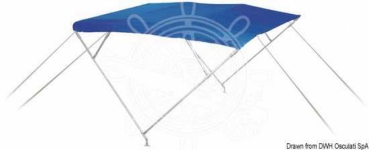 4 Stangen Bimini Top Deep 200-210cm Breite 135cm Höhe