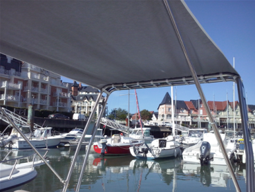 Bimini für Geräteträger "Motorboot"