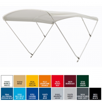 3-Stangen Bimini Top Breite 230-240cm