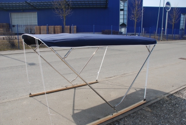 Preview: Edelstahl Bimini Top Fly Bridge 230 ± 10cm Breite