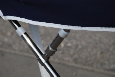 Edelstahl Bimini Top Fly Bridge 185 ± 10cm Breite