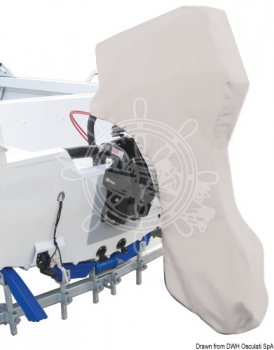 Motorabdeckung für 2/4-Takt-Außenborder 200-300 PS