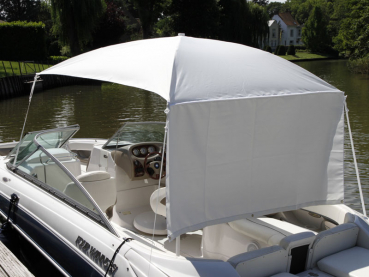 Sonnenschirm Sunny Boy mit Seitenteilen Farbe blau