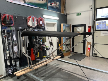 Preview: Bimini für Geräteträger "Schlauchboot" Stoff aus Sunbrella