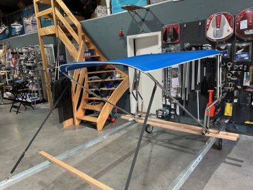Bimini für Geräteträger "Schlauchboot" Stoff aus Sunbrella