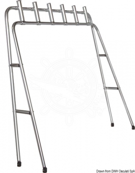 Klappbares Angelrutenrack