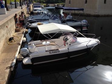 Preview: 3 Stangen Bimini Top Light 210-220cm Breite 115cm Höhe