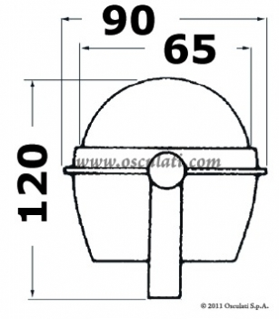 Preview: SCOUT Kompass 2 5/8-Zoll weiss
