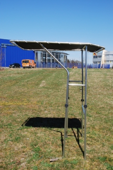 Preview: T-Top aus Eloxal Breite 120cm