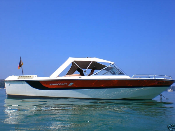 Motorboot Starcraft mit Bodenseezulassung