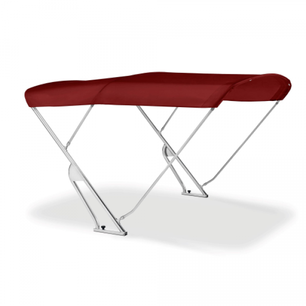 Bimini mit Geräteträger "Strange". Breite 185cm