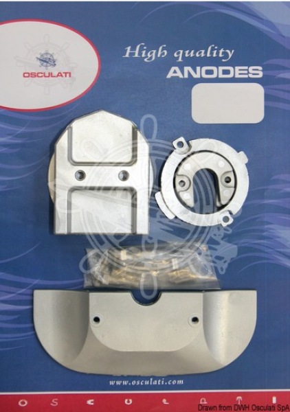 Anoden-Set für Mercruiser Alpha I Serie II Magnesium
