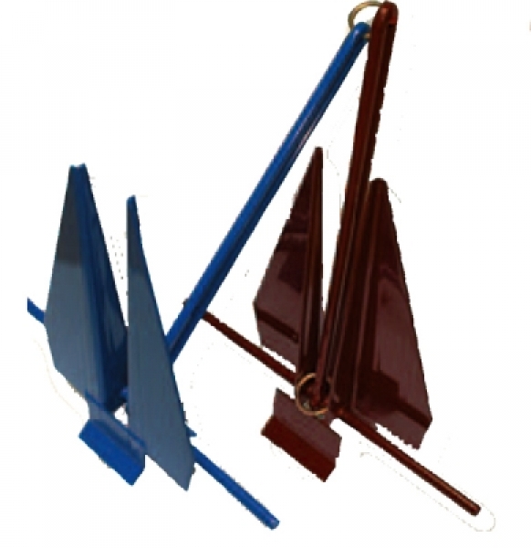 Plattenanker mit Slipring - 5 kg - Rot