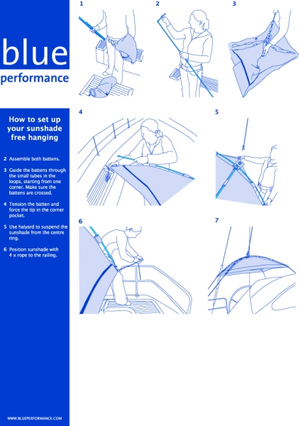 Sonnenschirm freihängend 160x160cm