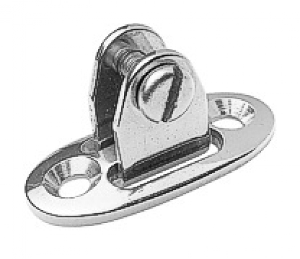 Decksbefestigung mit gerader Aufnahme