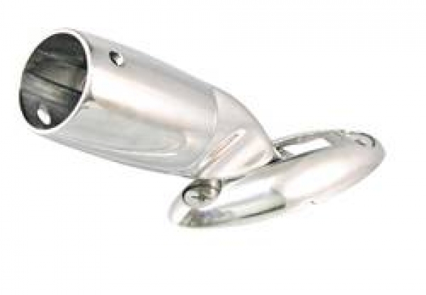 Decksbeschlag für Rohre mit 25mm Ø, abnehmbar