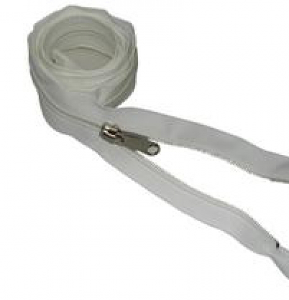 YKK Zeltreissverschluss farbe weiss