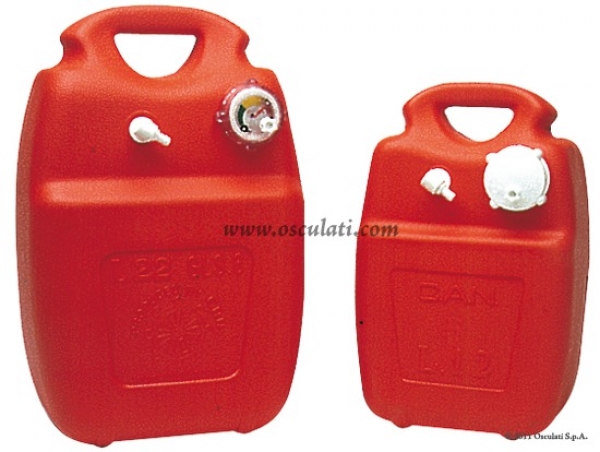 Treibstofftank 22l mit durchsichtigem Streifen am Tank