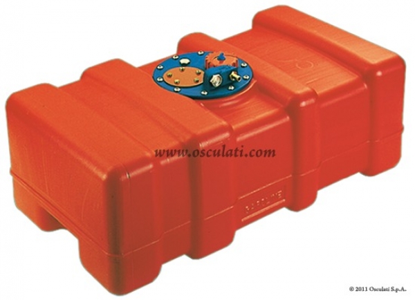 Treibstofftanks aus orangefarbenem Eltex, mit EG-Zulassung 43l