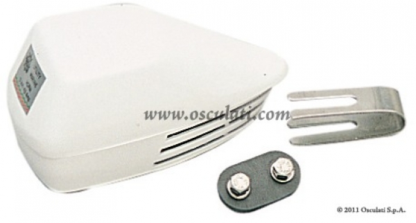 Membran-Bootshupe aus verchromtem ABS schwarz + verchromt