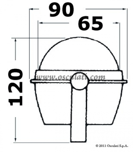 SCOUT Kompass 2 5/8-Zoll schwarz