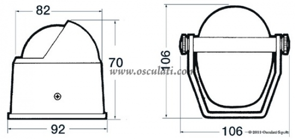 Stella Kompass mit Sockel