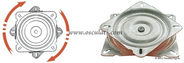 Drehbare Basis für Sitz Stahl