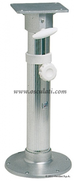 Drehbarer Stuhlfuß aus Eloxal obere Halterung Leichtmetall