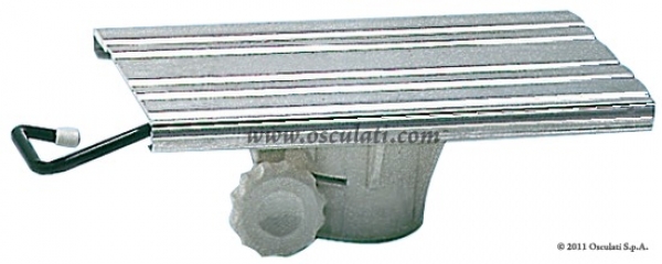 Gleitschiene für Ø Rohr 73mm für Fuß teleskopierbar