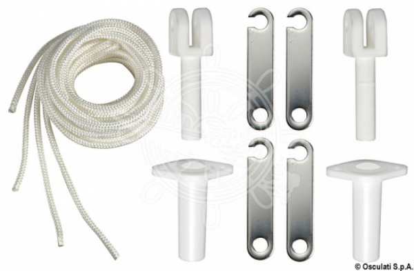 4 Stangen Bimini Top Light 180-190cm Breite 145cm Höhe