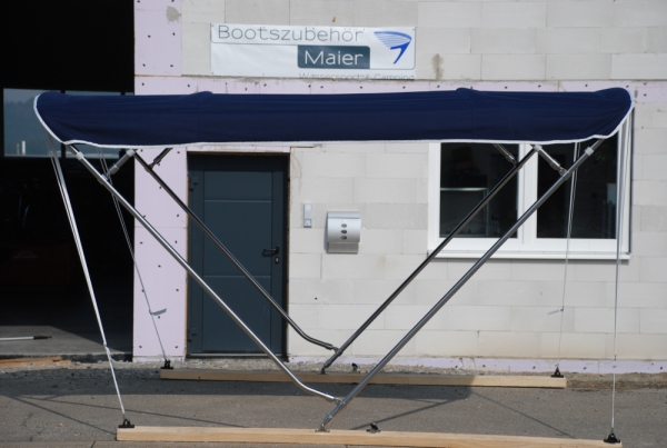 Edelstahl Bimini Top Fly Bridge 185 ± 10cm Breite