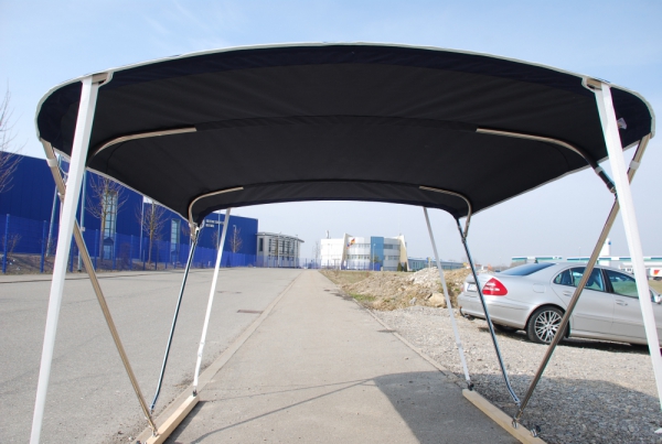 Edelstahl Bimini Top Fly Bridge 185 ± 10cm Breite