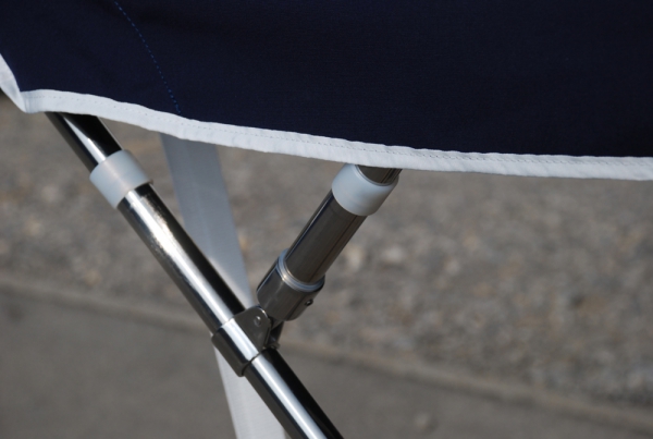 Edelstahl Bimini Top Fly Bridge 245 ± 10cm Breite