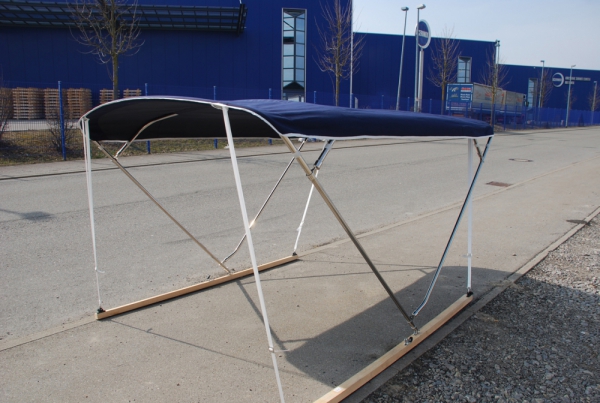 Edelstahl Bimini Top Fly Bridge 245 ± 10cm Breite