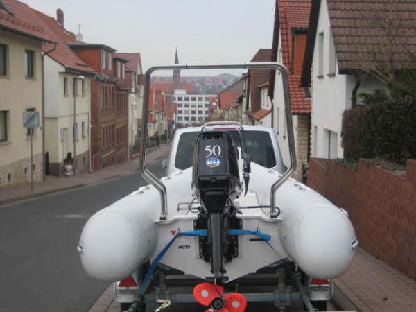 Gerätebügel für Schlauchboote - Ø 30 mm 80-155cm Montagebreite