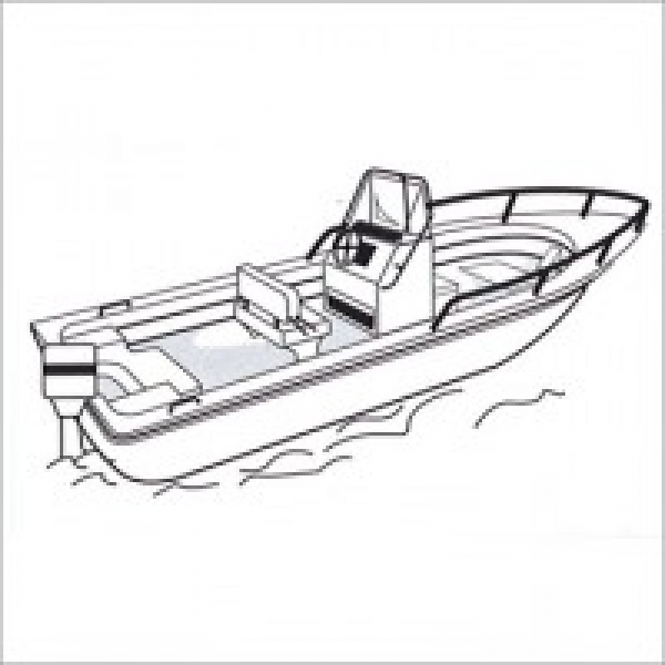 Bootspersenning für Konsolenboote bis 5,67 Meter Farbe schwarz