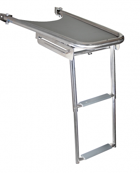 Bugplattform mit fester Leiter