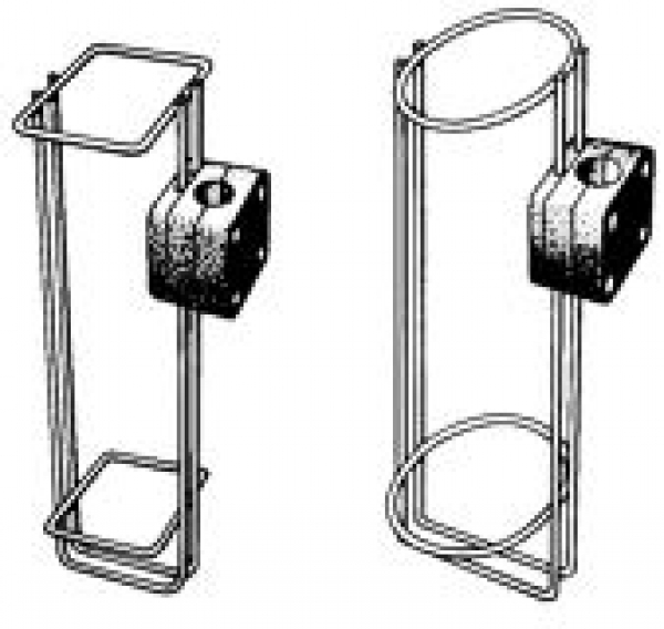 Halter für die Sorgeleine rund