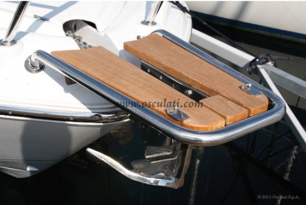 Bugspriet mit Bugrolle und Wippe